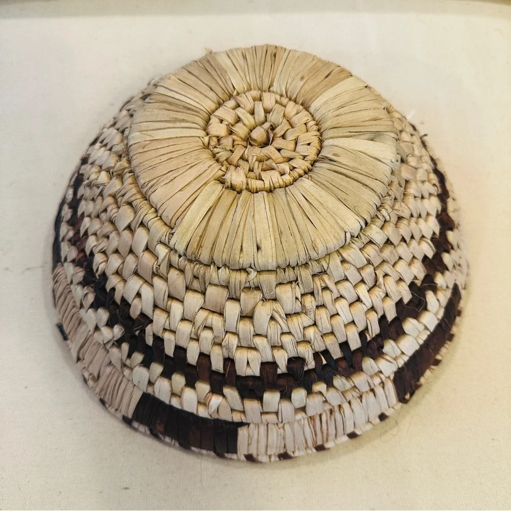 NEW Namwala Palm Leaf Basket. Artisan Zambian Basket. Bought in Zambia 2025